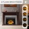Edendirect 28'' Ventless Electric Fireplace Insert, Fire Crackling Sound, Remote Control, Mesh Screen, Black EF262B - alternate 5